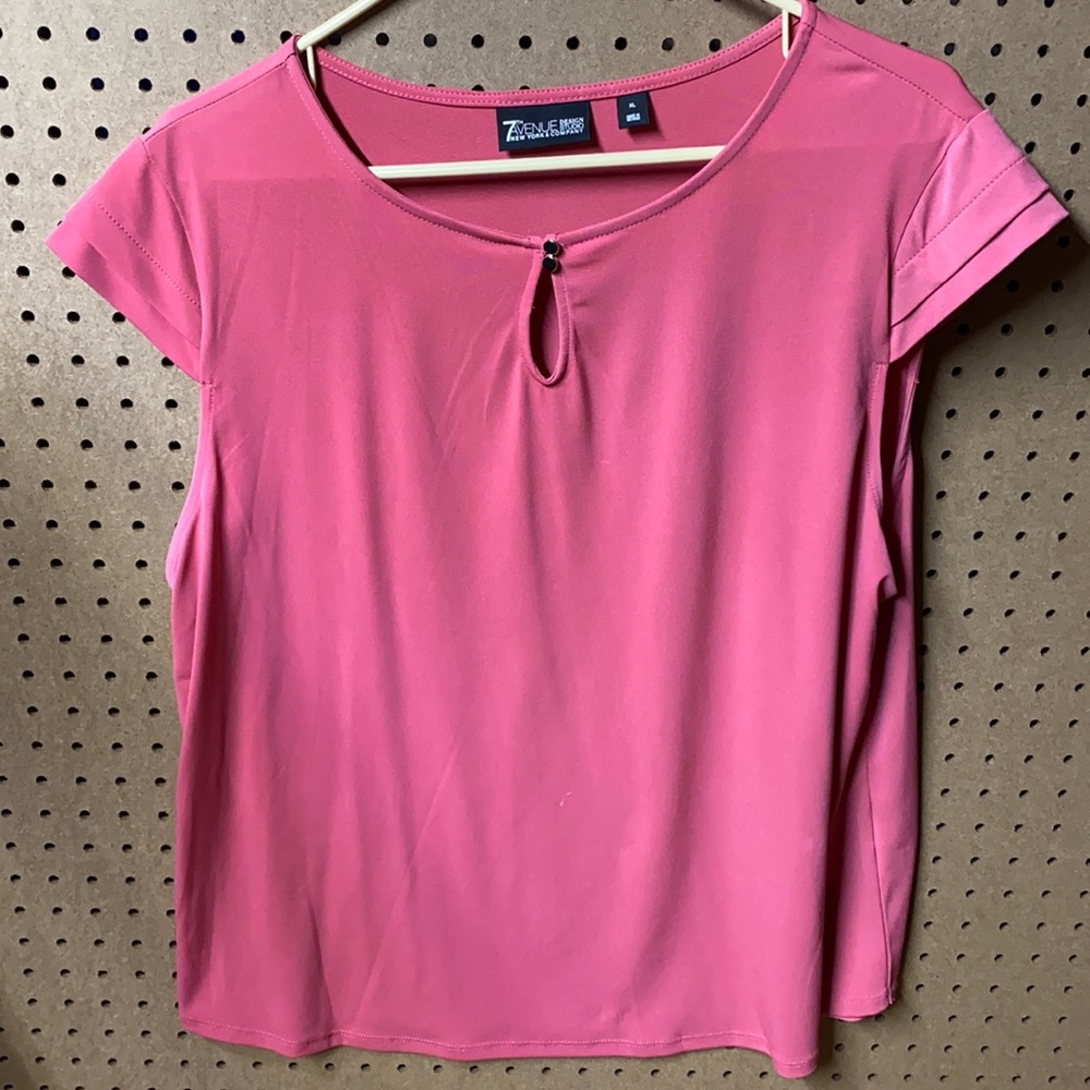 New York & Company Pink Blouse
